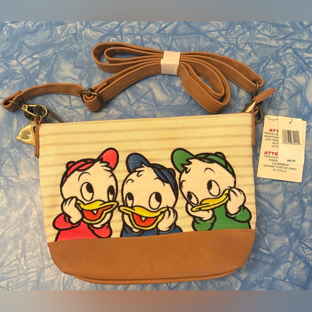 Disney Loungefly Huey, Dewey, and Louie DuckTales Purse Crossbody